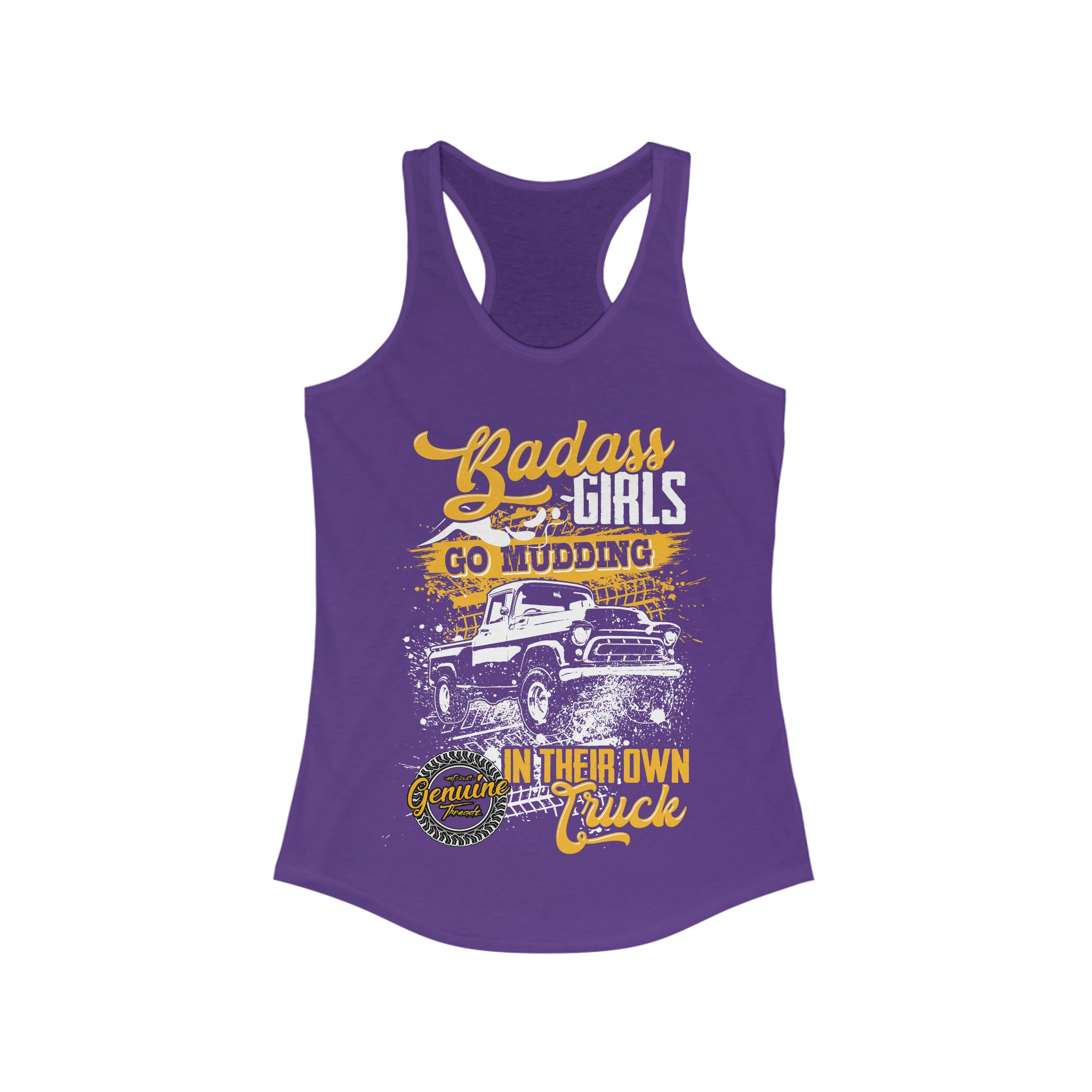 "Badass Girls" Women's Ideal Racerback Tank