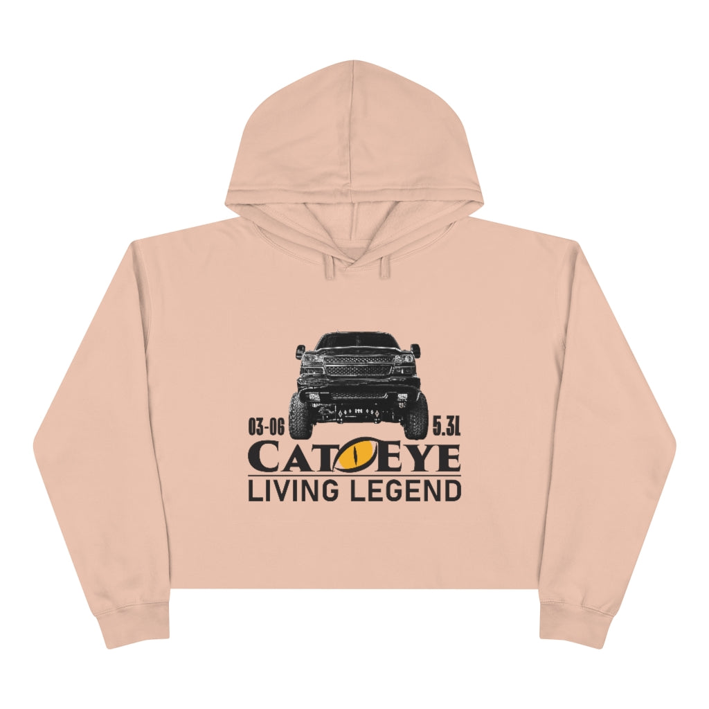 "Living Legend" Crop Top Hoodie