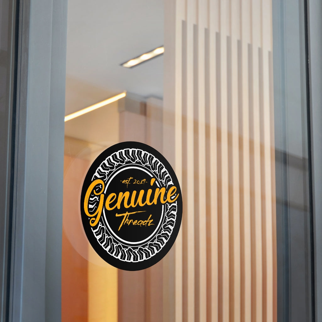 Genuine Threadz Round Vinyl Stickers