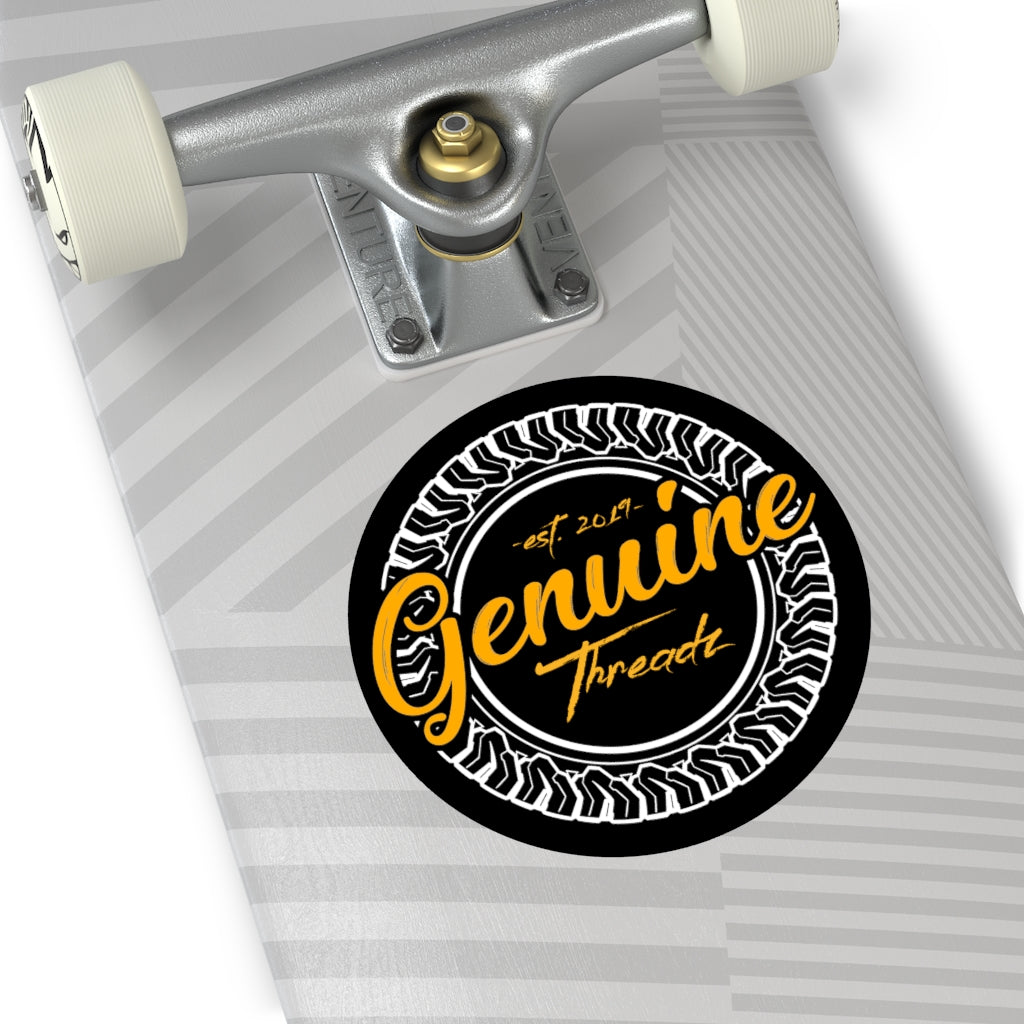 Genuine Threadz Round Vinyl Stickers