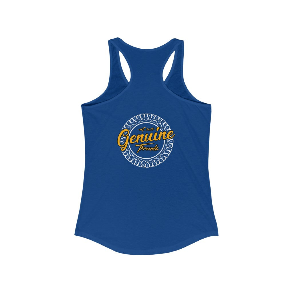 "Mud Addiction" Women's Ideal Racerback Tank