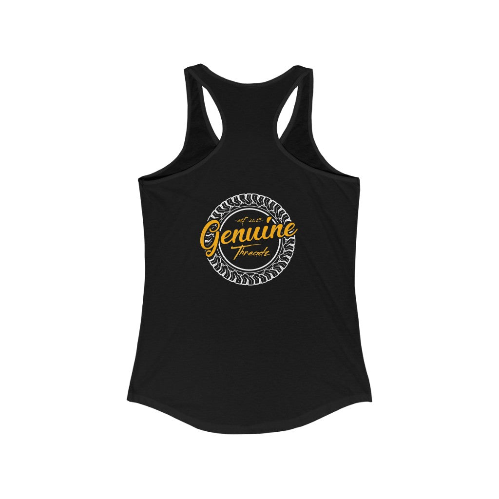 "Mud Addiction" Women's Ideal Racerback Tank